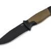 Boker Desertman Fixed Blade Knife Brown/Black Polypropylene Handle Plain Black Blade 02BO083 -Cold Steel Zone 0083 04686.1678387491