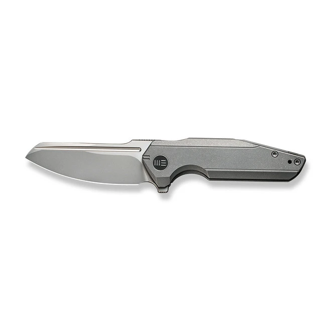 Discontinued WE StarHawk Folding Knife Gray Titanium Handle 20CV Plain Edge Modified Sheepsfoot Silver Bead Blast Finish WE21017-1 10 Discontinued WE StarHawk Folding Knife Gray Titanium Handle 20CV Plain Edge Modified Sheepsfoot Silver Bead Blast Finish WE21017-1 - Image 8