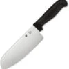 Spyderco Santoku Kitchen Knife Black Polypropylene Handle MBS26 Plain Edge K08PBK -Cold Steel Zone 05cce1ad 7914 47ca b9a0 55f09574818f 00376.1613672658
