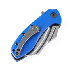 Kansept KTC3 Folding Knife Dark Blue G10 Handle 154CM Plain Edge Stonewash Finish T1031A3 -Cold Steel Zone 098333b9 1f5e 401a a31b f95315dcec72 50235.1654550093