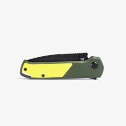 Flytanium Arcade Folding Knife Olive Drab Aluminum Handle S35VN Drop Point Plain Black Blade FLY-1254 -Cold Steel Zone 1254 4 77934.1693587726