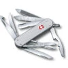 Victorinox Mini Champ Alox Folding Knife/Multi-Tool Silver Handle VN0.6381.26-X2
