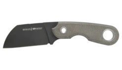 Viper Berus 2 Fixed Blade Knife Green Canvas Micarta Handle M390 Plain Black Blade VT4014DCG