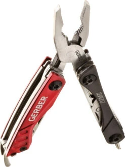 Gerber Dime Micro Tool Red Plier Knife Screw Drivers Ten Components 30-000417