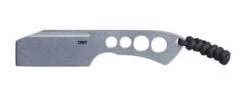 CRKT Razel Chisel Fixed Blade Knife Stainless Steel Handle 8Cr13MoV Plain Edge Stonewash Finish CR2130