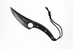 Ketuo Boing Fixed Blade Knife Hammered Stainless Blade Cleaver Plain Edge KT5108