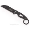Hydra Buzzard Black Vulture Fixed Blade Knife/Multitool Stainless Steel Black Powder Coating HK-01-Black-SBR