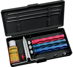 Lansky Standard 3-Stone System-1 Precision Knife Sharpening Kit 4 Angles LKC03