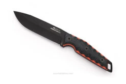 Hydra Casus Belli Fixed Blade Knife Black/Red Juke Micarta Handle Drop Point Black Coating HK-10