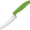 Spyderco Z-Cut Blunt Tip Kitchen Knife Green Poly Handle CTS-BD1 Serrated Edge Satin Finish K13SGN -Cold Steel Zone 7b6b417c c553 48cb a28d 01bb59f56669 37581.1665588962