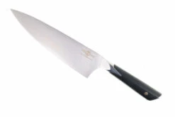 TwoSun Kitchen Chef Fixed Blade Knife Black G10 Handle 14C28N Plain Edge TS601