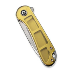 (Dropping 10-16) Civivi Elementum Folding Knife Polished Ultem Handle D2 Drop Point Plain Edge Satin Finish C907A-4 -Cold Steel Zone 907A 4 57521.1692805356