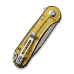 (Dropping 10-16) Civivi Elementum Folding Knife Polished Ultem Handle D2 Drop Point Plain Edge Satin Finish C907A-4 -Cold Steel Zone 907A 5 50789.1692805356