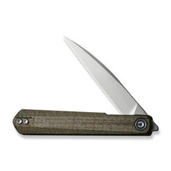 Civivi Clavi Folding Knife Green Burlap Micarta Handle Nitro-V Wharncliffe Plain Edge Silver Bead Blast Finish C21019-3 -Cold Steel Zone 91aff27a 8ff7 4695 af6f f53853eb57b4 27789.1666198297