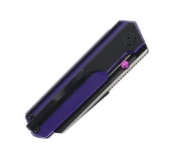 Bestech Tardis Folding Knife Black/Purple G10 Handle D2 Plain Black DLC/Satin Blade BG54D -Cold Steel Zone BESTECH BG54D 03 00412.1692813379