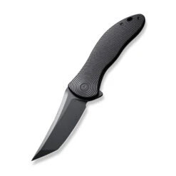 Civivi Synergy4 Folding Knife Black G10 Handle Nitro-V Tanto Plain Black Blade C21018B-1