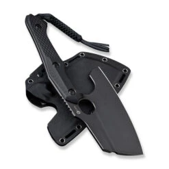 Civivi Aratra Fixed Blade Knife Black G10 Handle D2 Cleaver Plain Edge Black Stonewash Finish C21041-1 -Cold Steel Zone C21041 1 Aratra 5 53556.1680223612