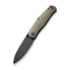 Civivi Sokoke Folding Knife Green Burlap Micarta Handle 14C28N Drop Point Plain Edge Black Stonewash Finish C22007-2 -Cold Steel Zone C22007 2 Sokoke 1 52122.1671469882