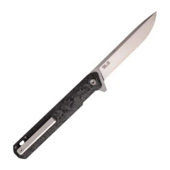 Tekto F2 Bravo Folding Knife Silver Forged Carbon Fiber Handle W/Black Accents D2 Drop Point Plain Edge -Cold Steel Zone CCBK 8 14323.1686856701