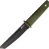 Cold Steel Kobun Boot Fixed Blade Knife OD Green Kraton Handle Plain Black Blade 17TODBK -Cold Steel Zone CS17 14168.1655470158