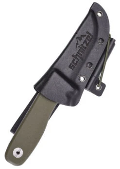 Schnitzel DU Childrens Fixed Blade Knife OD Green G10 Handle 14C28N Plain Edge SNL-02G -Cold Steel Zone GGG 4 64612.1681254002