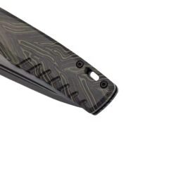 Tekto F3 Charlie Button Lock Folding Knife Green/Black Gmascus Handle D2 Drop Point Plain Black Blade -Cold Steel Zone GIM 7 28311.1686842129