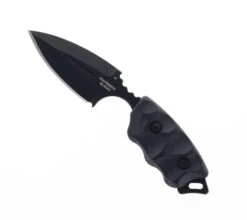 Halfbreed Compact Clearance Fixed Blade Knife Black G10 Handle D2 Spear Point Plain Edge CCK-05 BLK