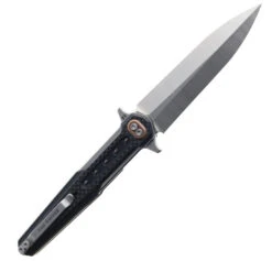 Noc Knives Dicoria Fixed Blade Knife Black G10 Handle 440C Plain Edge Satin Finish DG12-BLK -Cold Steel Zone NOC DG12 BLK 04 45032.1675109696