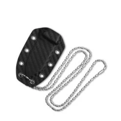 QSP Canary Fixed Blade Knife Black/Blue/Red Carbon Fiber Handle Brass Copper Damascus Blade Plain Edge QS141-H -Cold Steel Zone QS141 H 4 17946.1690903911