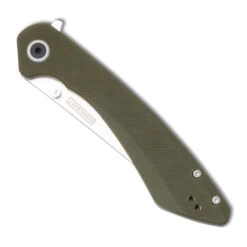 RoseCraft Alenta Folding Knife OD Green G10 Handle RPM9 Upswept Plain Edge Stonewash Finish RCM004-OD -Cold Steel Zone RCM004 OD 2 95020.1695308138