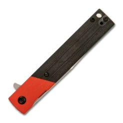 RoseCraft Blades Joka Folding Knife Black/Red G10 Handle RPM9 Clip Point Plain Edge Stonewash Finish RCM011-RDB -Cold Steel Zone RCM011 RDB Front Closed 680x680 80121.1694804352