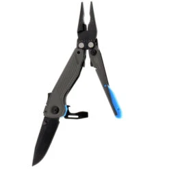 SOG Flash MT Multitool Gray/Cyan Handle D2 Plain Black Blade SOG29-55-02-41 -Cold Steel Zone SOG 44429.1652965453