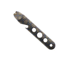 Two Sun Full TC4 Fire Titanium EDC Outdoor Tool Prybar EDC-11-Fire