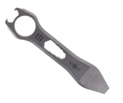 TwoSun Pry Bar Wrench Bottle Opener Multi-Tool Titanium Body Stonewash Finish EDC17
