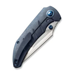 WE Riff-Raff Folding Knife Blue Titanium Handle 20CV Clip Point Plain Edge Hand Rubbed Satin Finish WE22020B-2 -Cold Steel Zone WE22020B 2 Riff Raff 5 88056.1684866814