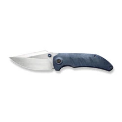 WE Riff-Raff Folding Knife Blue Titanium Handle 20CV Clip Point Plain Edge Hand Rubbed Satin Finish WE22020B-2 -Cold Steel Zone WE22020B 2 Riff Raff 8 04178.1684866813
