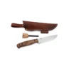 BPS Knives CSHF Fixed Blade Knife Walnut Wood Handle Carbon Steel Blade Plain Edge