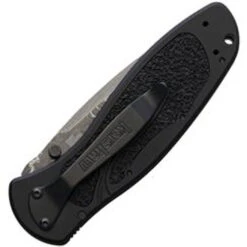 Kershaw Blur Assisted Knife Black Aluminum Handle Plain Damascus Blade 1670BLKDAM