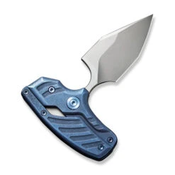 WE Typhoeus Folding Knife Blue Titanium Handle 20CV Dagger Plain Edge Silver Bead Blast Finish WE21036B-3 -Cold Steel Zone e7edb6cf cf6f 4fce 8390 bb71de1d2846 71712.1662565182