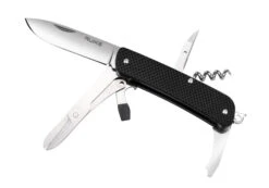 Ruike Multi-Tool Black G10 Handle 12C27 Plain Edge RKM31B